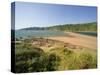 The Avon Estuary, Bantham Village, Near Bigbury, South Hams, Devon, England, United Kingdom-David Hughes-Stretched Canvas