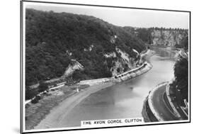 The Avon Gorge, Clifton, Bristol, 1937-null-Mounted Giclee Print