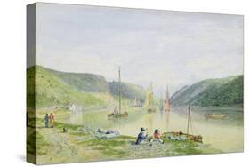 The Avon Gorge from Beneath Sea Walls, 1820-Francis Danby-Stretched Canvas