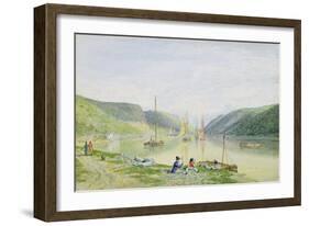 The Avon Gorge from Beneath Sea Walls, 1820-Francis Danby-Framed Giclee Print