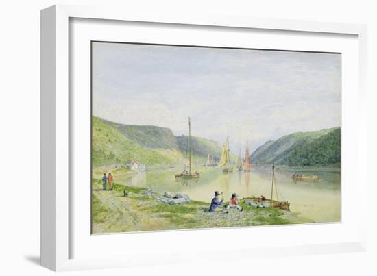 The Avon Gorge from Beneath Sea Walls, 1820-Francis Danby-Framed Giclee Print