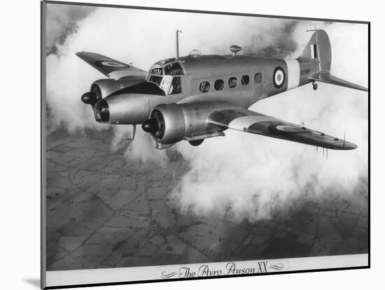 The Avro Anson XX, C1940s-null-Mounted Giclee Print