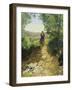 The Awaited One, 1850 or 1860-Ferdinand Georg Waldmüller-Framed Giclee Print