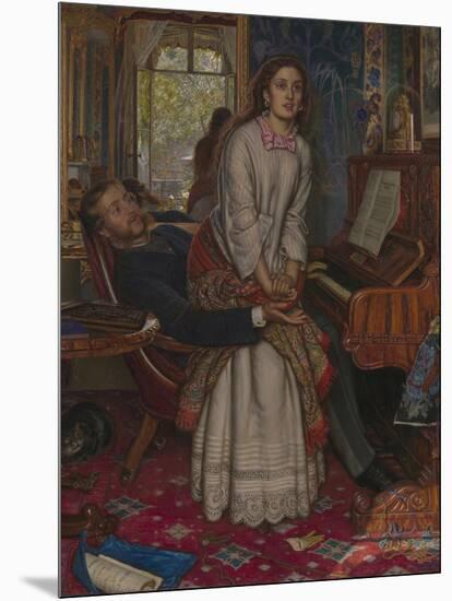 The Awakening Conscience-William Holman Hunt-Mounted Giclee Print