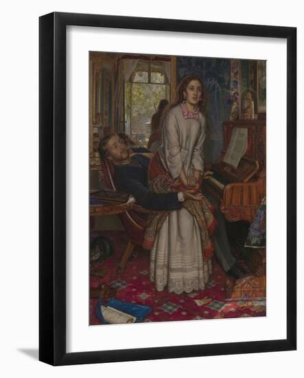 The Awakening Conscience-William Holman Hunt-Framed Giclee Print