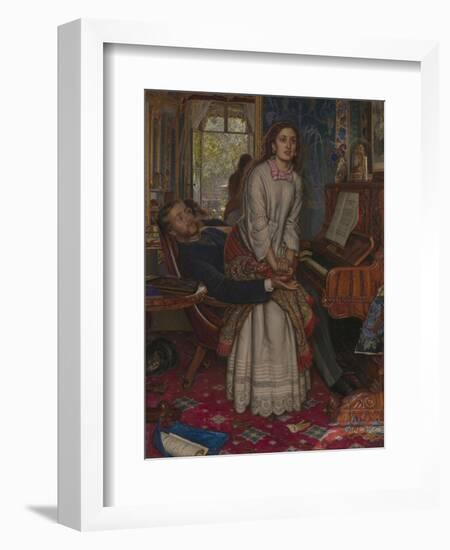 The Awakening Conscience-William Holman Hunt-Framed Giclee Print