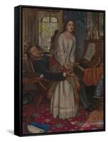 The Awakening Conscience-William Holman Hunt-Framed Stretched Canvas