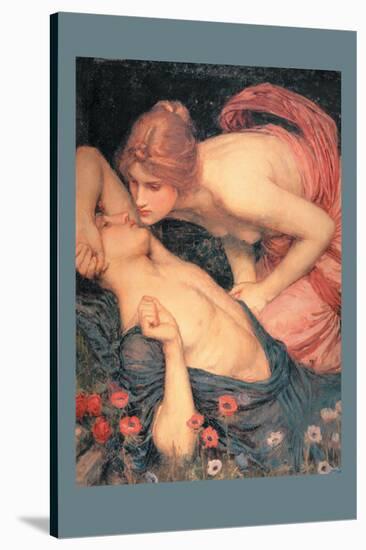 The Awakening of Adonis-John William Waterhouse-Stretched Canvas