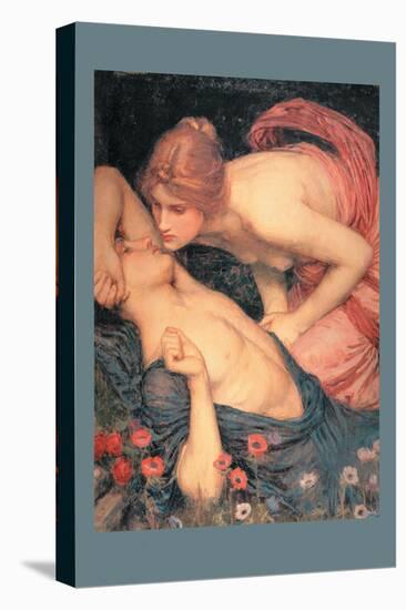 The Awakening of Adonis-John William Waterhouse-Stretched Canvas