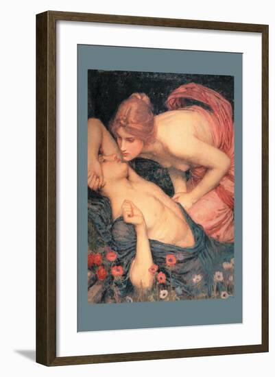 The Awakening of Adonis-John William Waterhouse-Framed Art Print