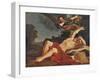 The Awakening of Saint Jerome, 1841 (Oil on Canvas)-Gustave Courbet-Framed Giclee Print