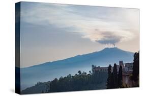 The Awe Inspiring Mount Etna, UNESCO World Heritage Site and Europe's Tallest Active Volcano-Martin Child-Stretched Canvas