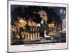 The Awful Destruction of the Royal Exchange (2N) Fire, London, 1838-W Clerk-Mounted Giclee Print