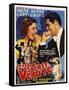 The Awful Truth, Belgian Movie Poster, 1937-null-Framed Stretched Canvas