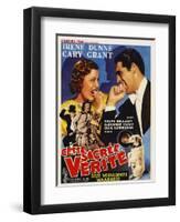 The Awful Truth, Belgian Movie Poster, 1937-null-Framed Art Print