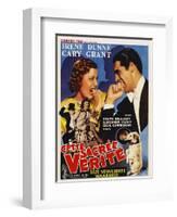 The Awful Truth, Belgian Movie Poster, 1937-null-Framed Art Print