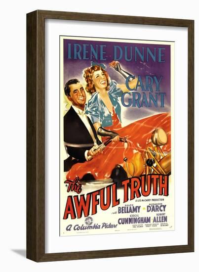 The Awful Truth, Cary Grant, Irene Dunne, 1937-null-Framed Art Print