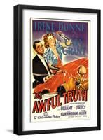 The Awful Truth, Cary Grant, Irene Dunne, 1937-null-Framed Art Print