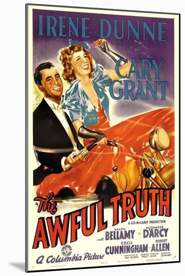 The Awful Truth, Cary Grant, Irene Dunne, 1937-null-Mounted Art Print