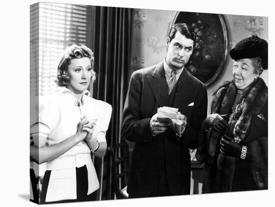 The Awful Truth, Irene Dunne, Cary Grant, Esther Dale, 1937-null-Stretched Canvas