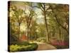 The Azalea Garden-Jessica Jenney-Stretched Canvas