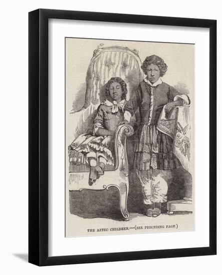 The Aztec Children-null-Framed Giclee Print