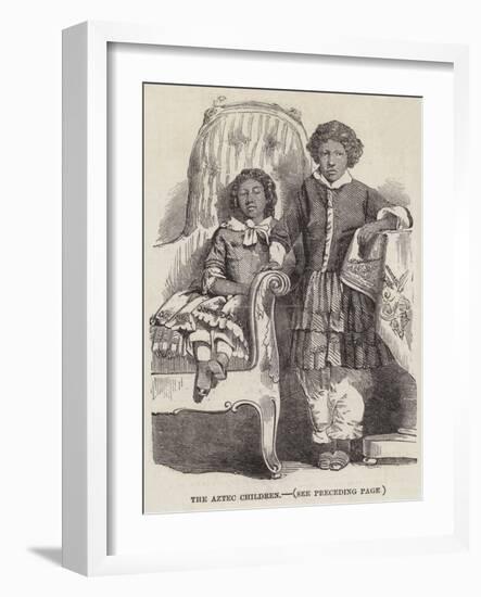 The Aztec Children-null-Framed Giclee Print