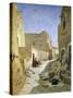 The Bab-El-Gharbi Road, Laghouat, 1859-Eugene Fromentin-Stretched Canvas