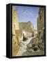 The Bab-El-Gharbi Road, Laghouat, 1859-Eugene Fromentin-Framed Stretched Canvas