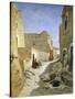 The Bab-El-Gharbi Road, Laghouat, 1859-Eugene Fromentin-Stretched Canvas