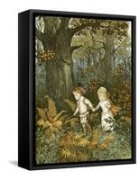 The Babes in the Wood-Randolph Caldecott-Framed Stretched Canvas