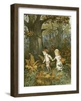 The Babes in the Wood-Randolph Caldecott-Framed Giclee Print