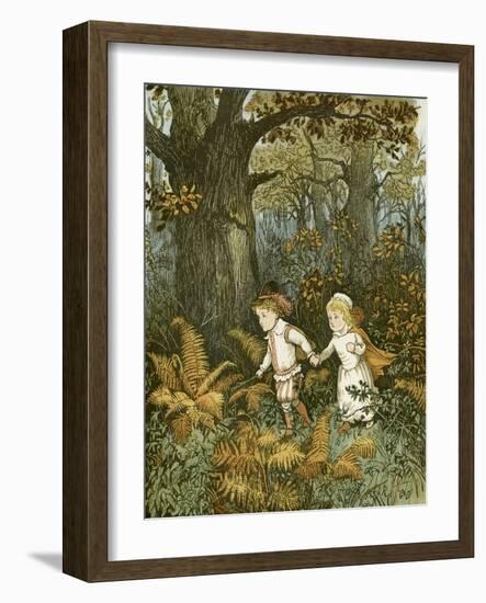 The Babes in the Wood-Randolph Caldecott-Framed Giclee Print