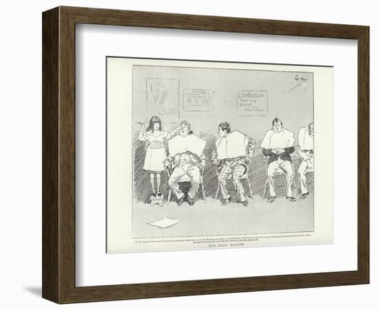 The Baby Barber-Phil May-Framed Giclee Print