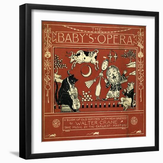 The Baby's Opera by Walter Crane-Walter Crane-Framed Giclee Print