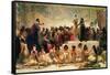 The Babylonian Marriage Market, 1875-Edwin Longsden Long-Framed Stretched Canvas