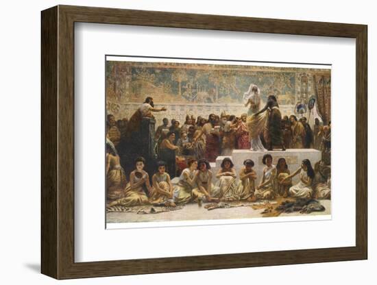 The Babylonian Marriage Market-Edwin Long-Framed Photographic Print