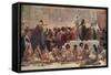 The Babylonian Marriage Market-Edwin Long-Framed Stretched Canvas