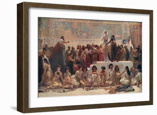 The Babylonian Marriage Market-Edwin Long-Framed Giclee Print