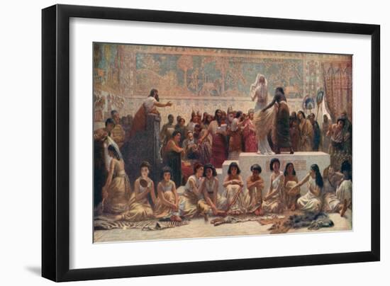 The Babylonian Marriage Market-Edwin Long-Framed Giclee Print