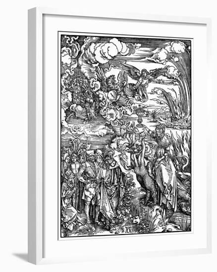 The Babylonian Whore, 1498-Albrecht Durer-Framed Giclee Print