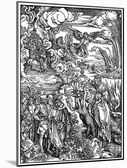 The Babylonian Whore, 1498-Albrecht Durer-Mounted Giclee Print