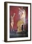 The Baccantis before the Feast in the Triclinium in the Villa Dei Misteri, Pompeii, Campania, Italy-Oliviero Olivieri-Framed Photographic Print