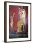 The Baccantis before the Feast in the Triclinium in the Villa Dei Misteri, Pompeii, Campania, Italy-Oliviero Olivieri-Framed Photographic Print