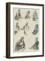 The Baccarat Case, Sketches in Court-William Douglas Almond-Framed Giclee Print