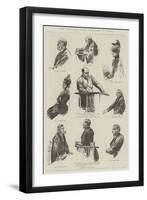 The Baccarat Case, Sketches in Court-William Douglas Almond-Framed Giclee Print