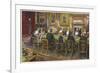 The Baccarat Scandal at Tranby Croft-null-Framed Premium Giclee Print