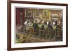 The Baccarat Scandal at Tranby Croft-null-Framed Premium Giclee Print