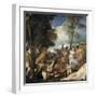 The Bacchanal of the Andrians, 1523-1526-Titian (Tiziano Vecelli)-Framed Giclee Print