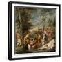 The Bacchanal of the Andrians-Peter Paul Rubens-Framed Giclee Print